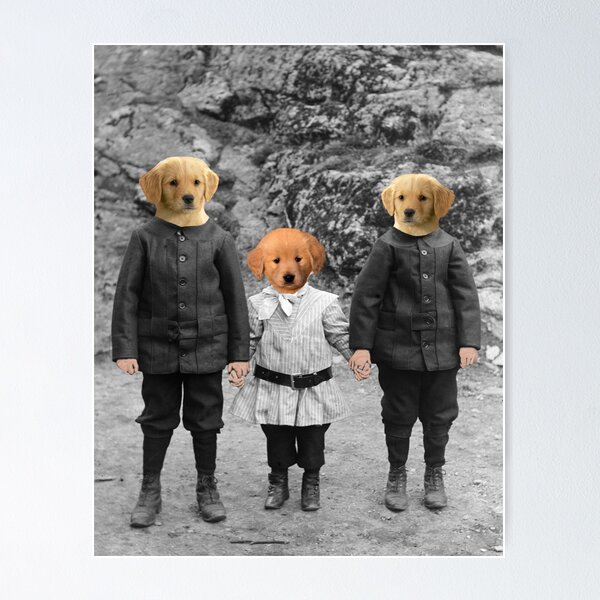Item preview, Yellow Labrador Brothers designed and sold by Loveday Funck.