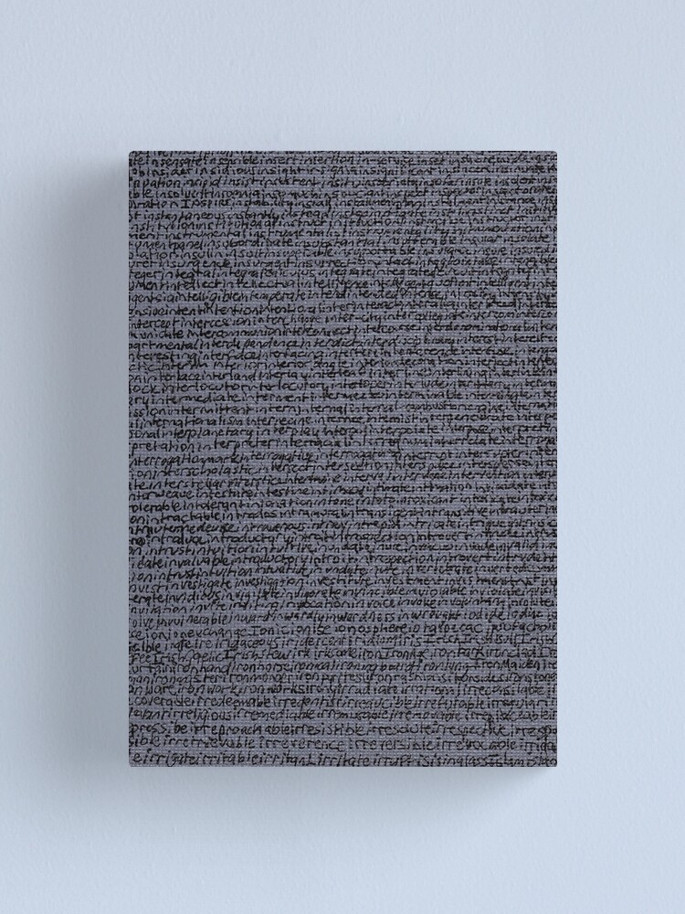Alternate view of "Dictionary 32" (inscribe-island) Canvas Print