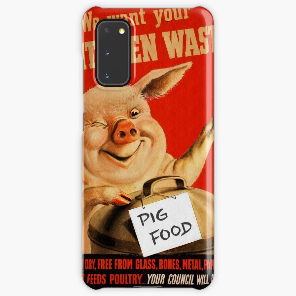 Piggy Wants Kitchen Waste WWII Samsung Galaxy Snap Case