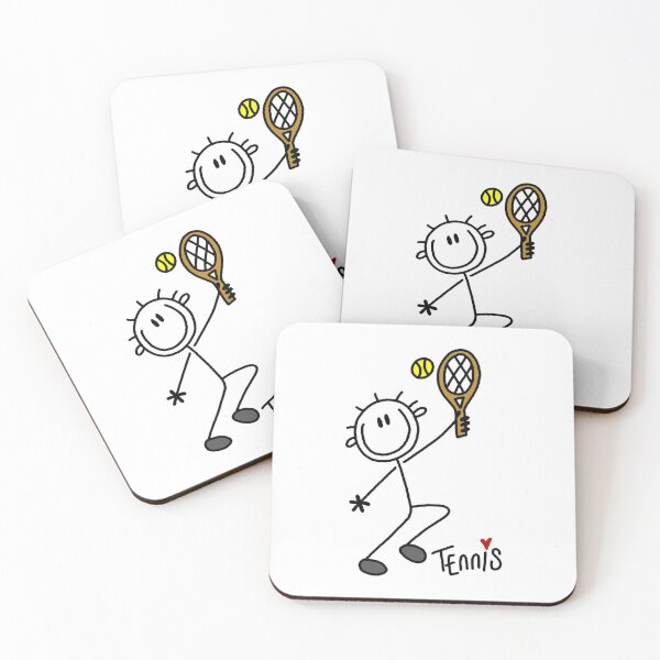 Stick figure design stickman trend gift idea Coasters