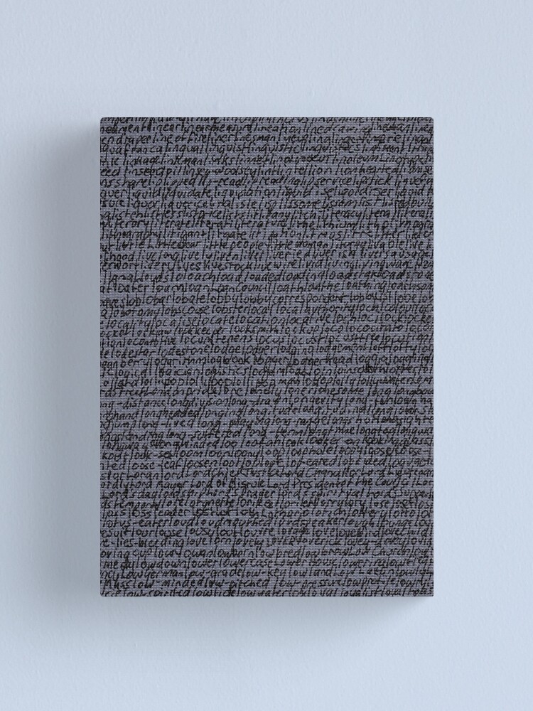 Alternate view of "Dictionary 36" (limpet-loyal toast) Canvas Print