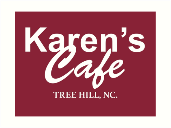  Karen s Cafe shirt One Tree Hill Lucas Scott Art 