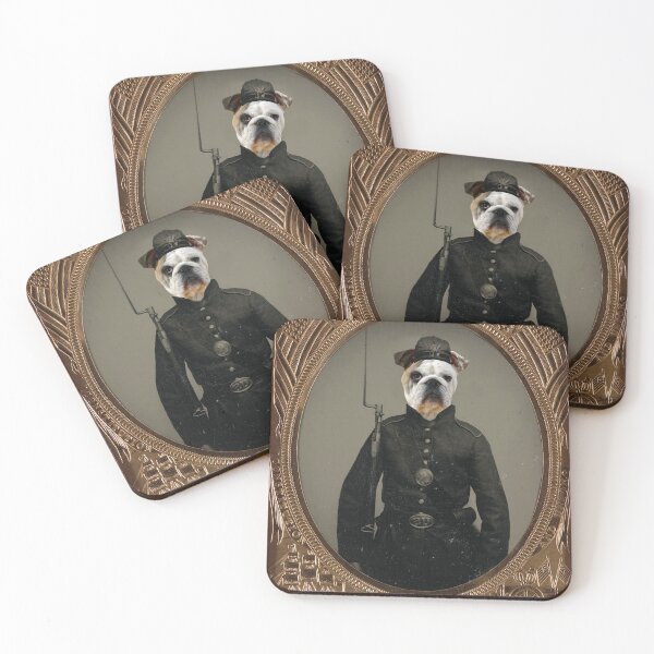 Item preview, Bull Dog in Uniform designed and sold by Loveday Funck.