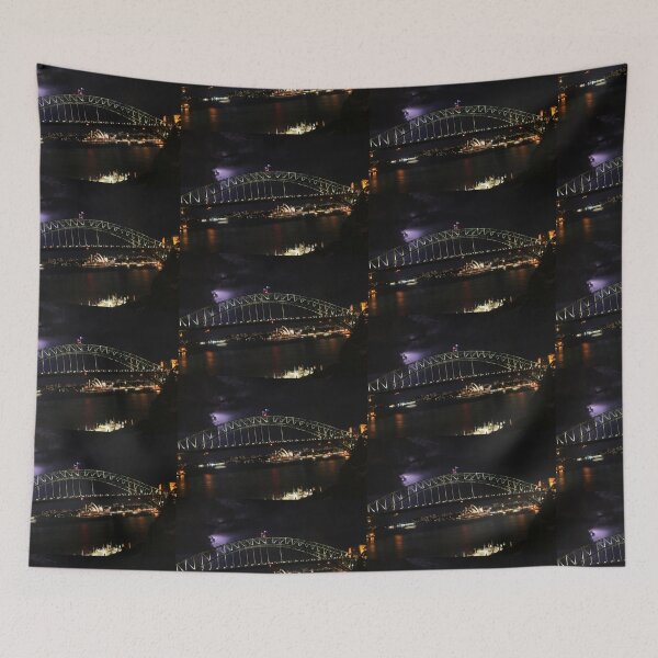 Item preview, Lightning over Sydney Harbour, Lavender Bay, NSW designed and sold by Lozzie Eliza Designs.