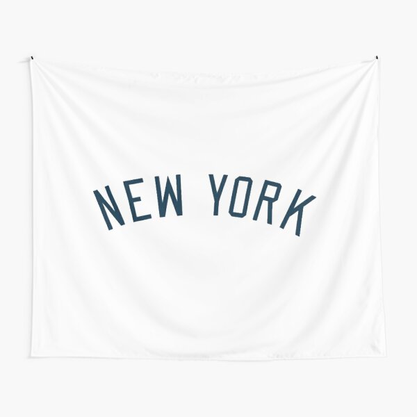 New York Yankees Baseball Jacket Black and White Tapestry