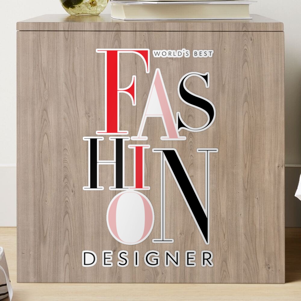 fashion designer Sticker for Sale by Arianna Gallardo