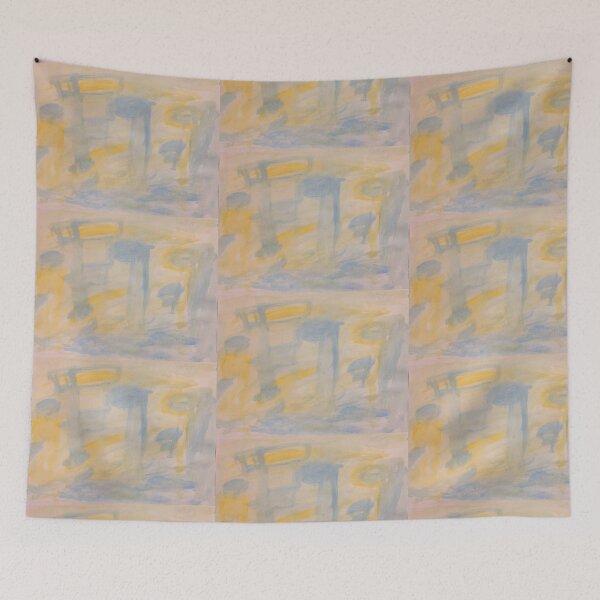 Item preview, yellow glimpes an blue dispare  designed and sold by Tonyasartprints.
