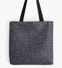 "Dictionary 38" (mangel wurzel-medical certificate) Tote Bag