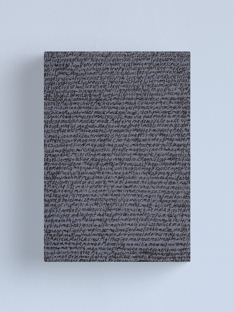 Alternate view of "Dictionary 37"(loyalty-mange) Canvas Print