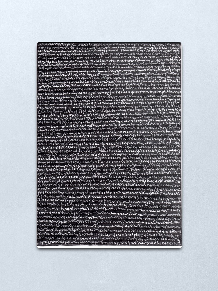 Alternate view of "Dictionary 41" (muscular dystrophy-night blindness) Metal Print