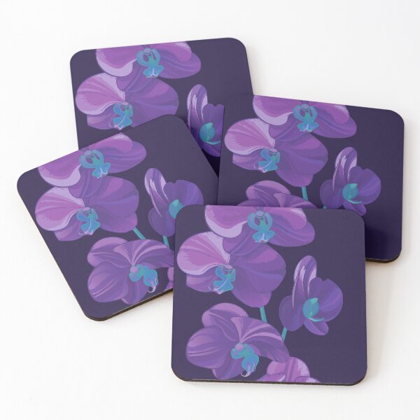 Item preview, Violet alien orchid flower | Orchidaceae floral design designed and sold by Moolversin.