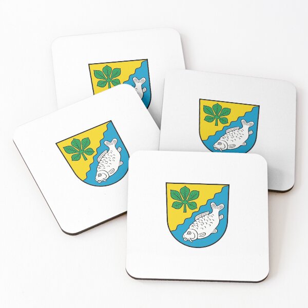 Coat of Arms of Bestensee, Germany Coasters (Set of 4)