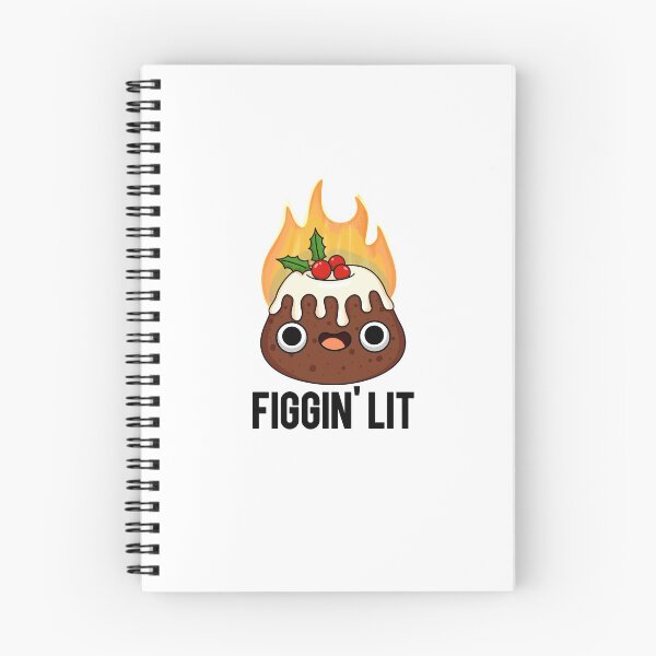 Item preview, Figgin Lit Funny Figgy Pudding Puns  designed and sold by punnybone.