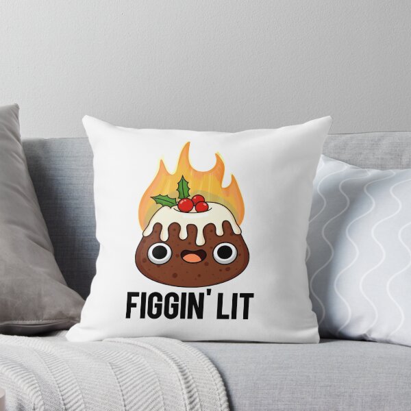 Item preview, Figgin Lit Funny Figgy Pudding Puns  designed and sold by punnybone.