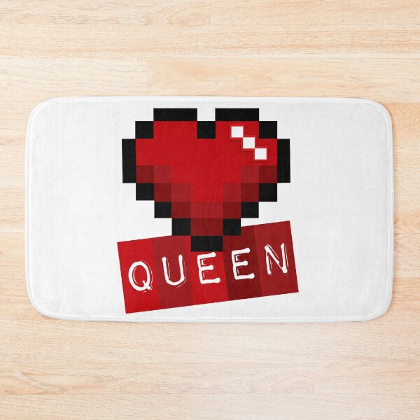 Aperçu de l'œuvre Gamer Queen Pixelated Heart créée et vendue par umeimages.