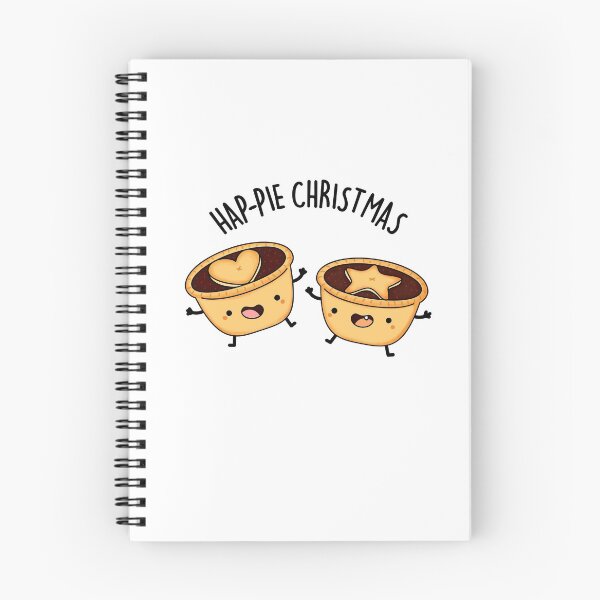 Aperçu de l'œuvre Hap-Pie Christmas Funny Christmas Pie Puns créée et vendue par punnybone.