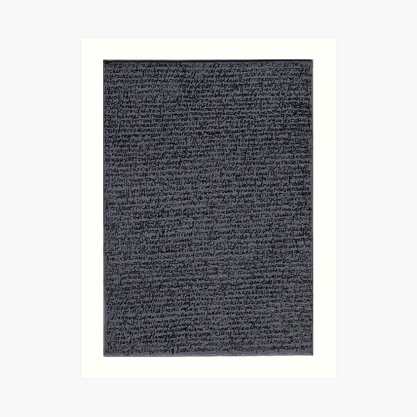 "Dictionary 55" (rock and roll-sandpit) Art Print