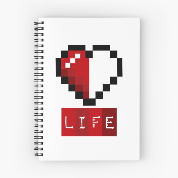 Aperçu de l'œuvre Gamer Pixelated Heart Life créée et vendue par umeimages.