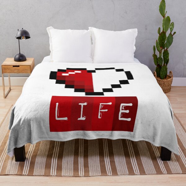 Item preview, Gamer Pixelated Heart Life designed and sold by umeimages.
