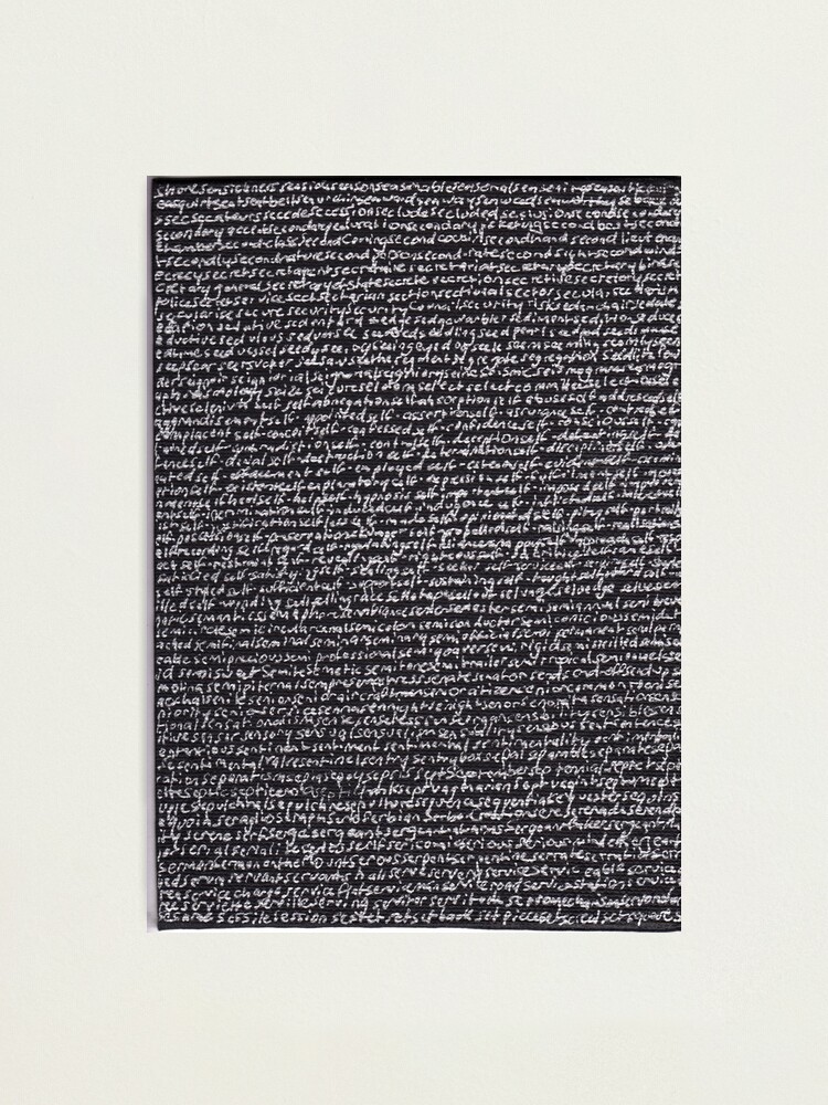 Alternate view of "Dictionary 57" (seashore-set square) Photographic Print