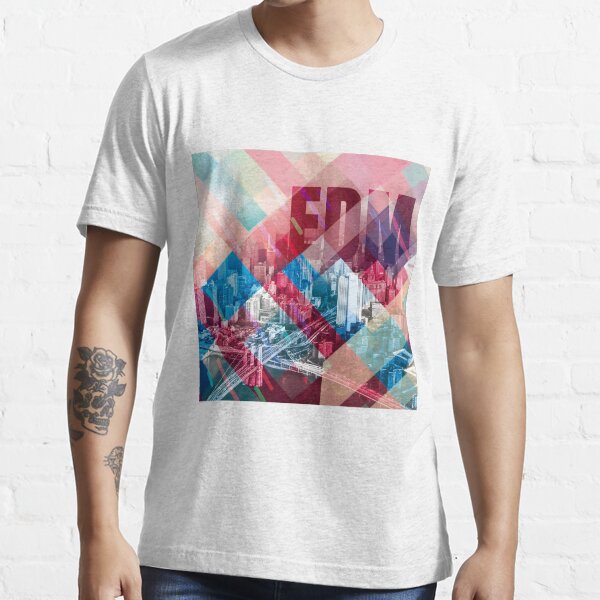 "Edm merchandise. Edm design based on album CD covers. Edm art 00001
