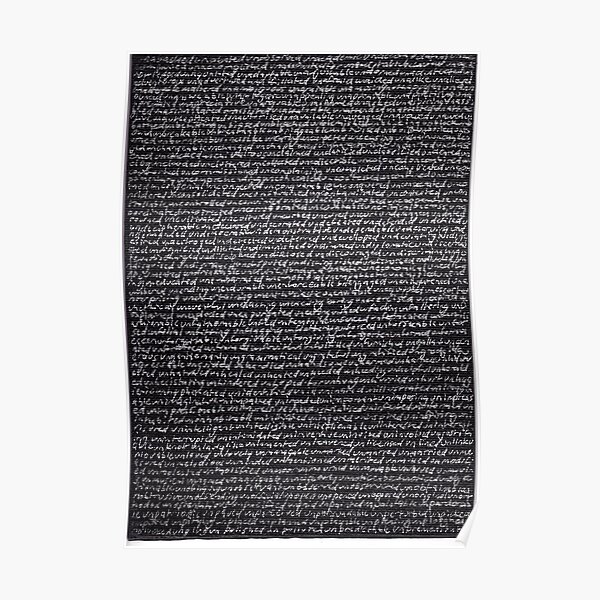 Dictionary 65" (unabashed-unpremeditated) Poster