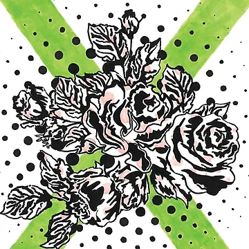 Artwork thumbnail, Gradient Roses by shaboola