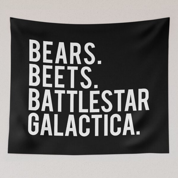 Item preview, Bears Beets Battlestar Galactica  designed and sold by corbrand.