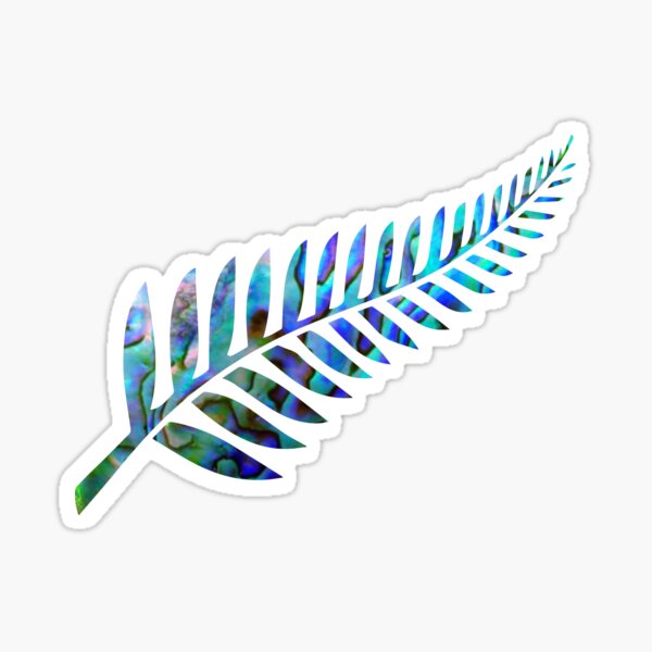 NEW ZEALAND FERN PAUA Sticker