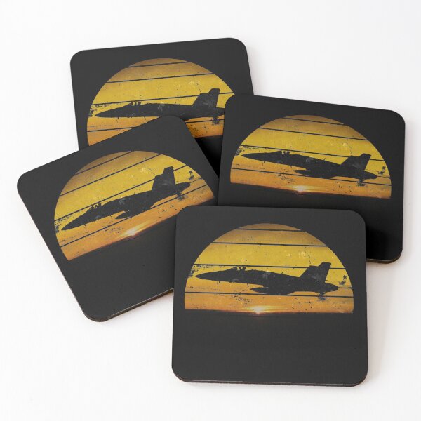 Item preview, F-18 Hornet Sunsegt Flight Vintage Design designed and sold by RealPilotDesign.