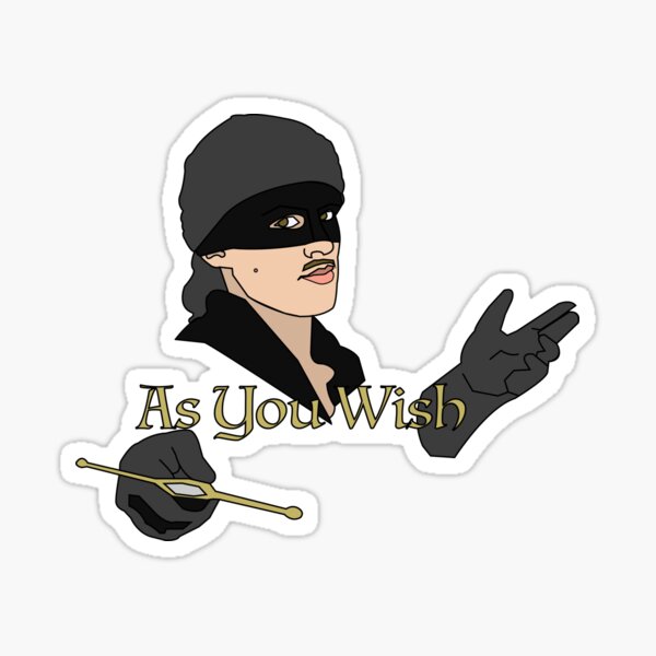 As you wish (color) Sticker