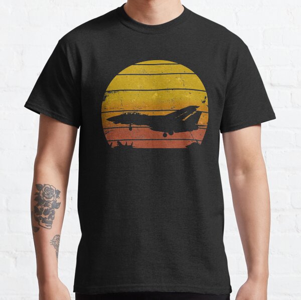 F-14 Sunset Trap | F-14 Tomcat Jet Fighter Vintage Design Classic T-Shirt