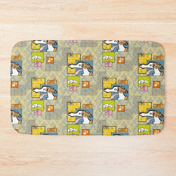 Item preview, Greyhound - Light Brindle and White (Collage) designed and sold by TheChicken.