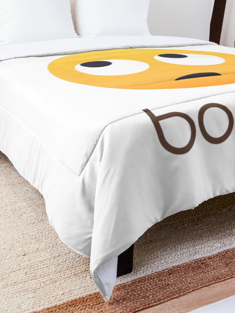 Alternate view of Okay Boomer Rolling Eye Emoji Comforter