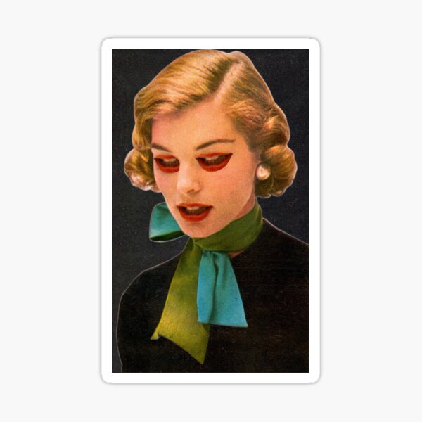 She's inclined to make up stories Sticker
