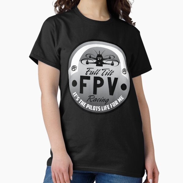 Item preview, Full Tilt FPV Racings The Pilots Life For Me Grey designed and sold by JayBob DoinStuff.