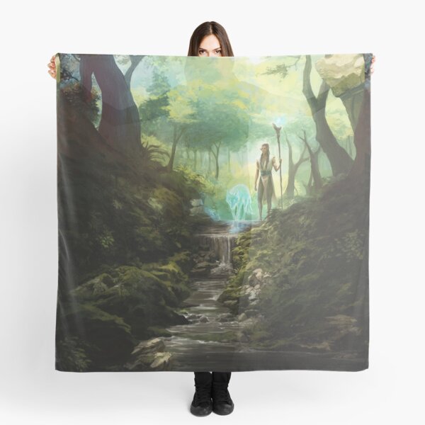 Beyond the Veil Forest Scarf
