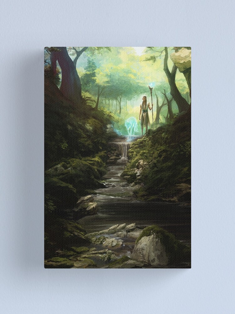 Alternate view of Beyond the Veil Forest Canvas Print