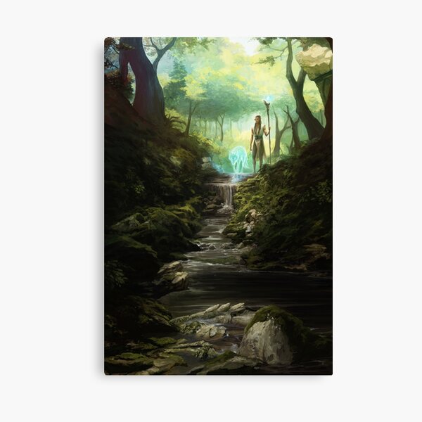 Beyond the Veil Forest Canvas Print