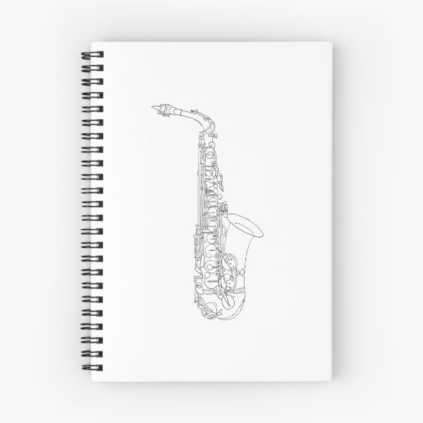 Item preview, Saxophone designed and sold by linesbymichelle.