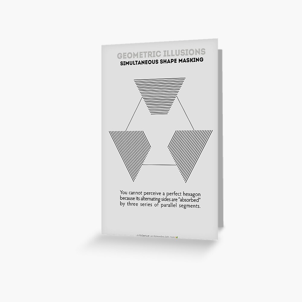 Psychology of Shapes Greeting Card