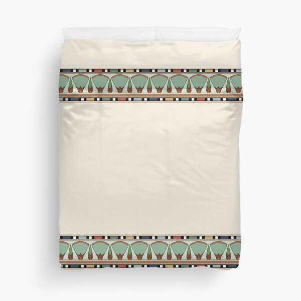 Papyrus frieze Duvet Cover