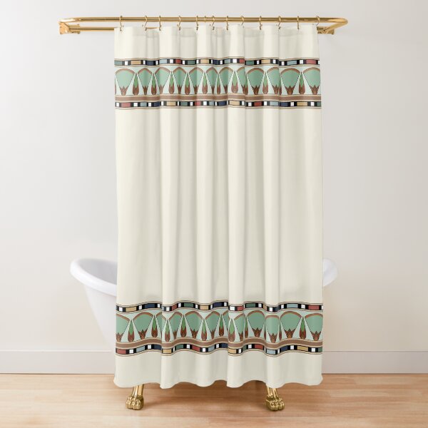Papyrus frieze Shower Curtain