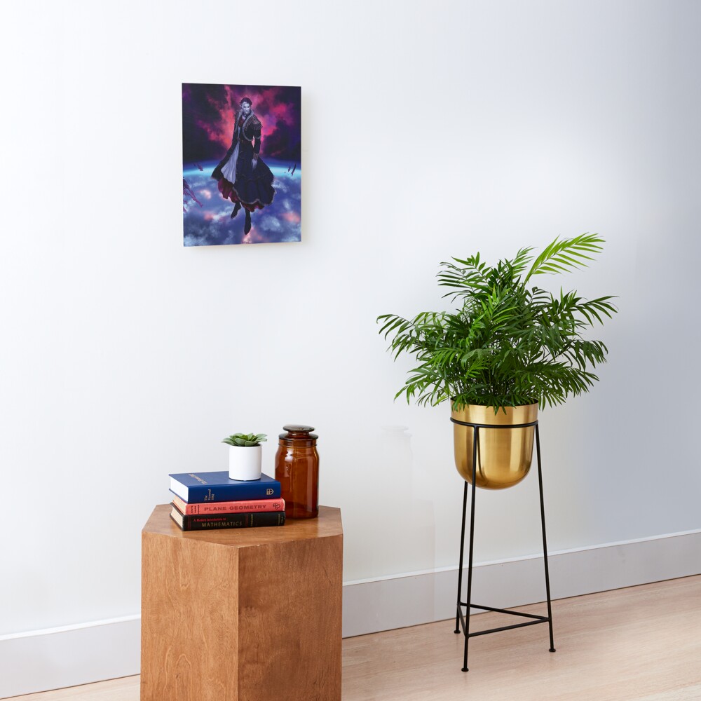 The end of a world Mounted Print