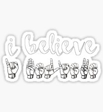 I Believe - Spring Awakening Sticker
