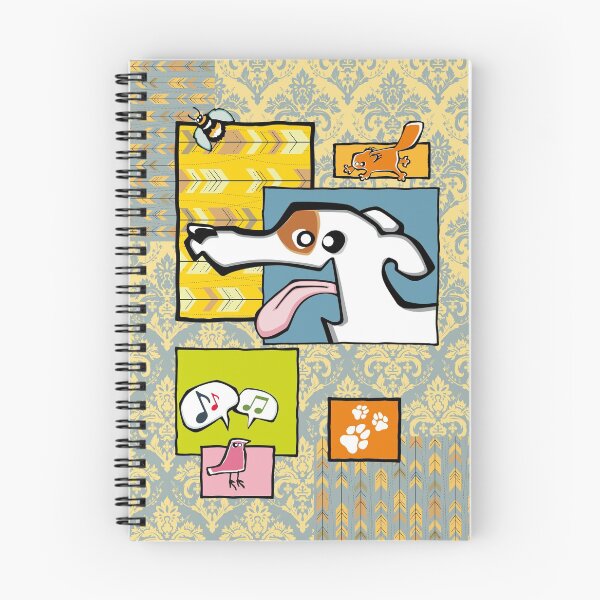 Item preview, Greyhound - White and Fawn (Collage) designed and sold by TheChicken.