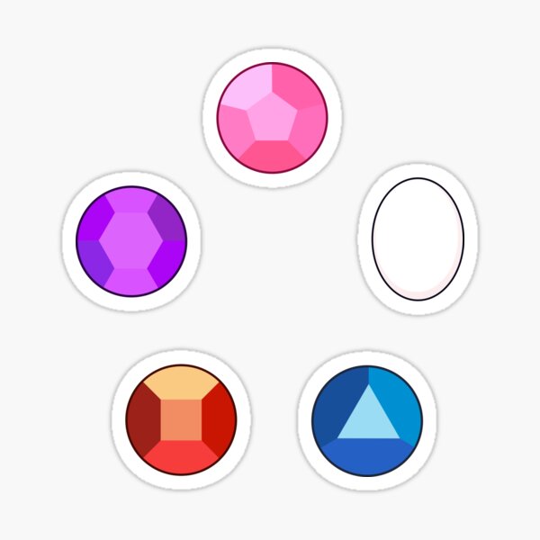 Item preview, Core Crystal Gems Sticker Pack designed and sold by cinnamonpine.