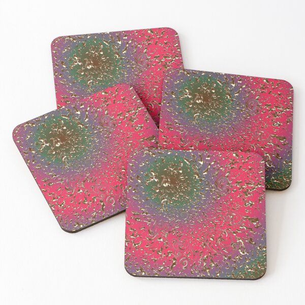 Item preview, Pattern Golden Rain Magenta- Green designed and sold by runati.