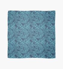 Blue Flower Doodle Scarf