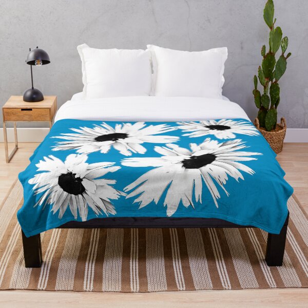 Item preview, Daisy Love Bright Blue designed and sold by PoppyPod.